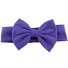 2019 New Cotton Elastic Newborn Baby Girls Solid Color Headband Bowknot Hair Band Children Infant Headband bandeau bebe