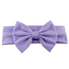 2019 New Cotton Elastic Newborn Baby Girls Solid Color Headband Bowknot Hair Band Children Infant Headband bandeau bebe